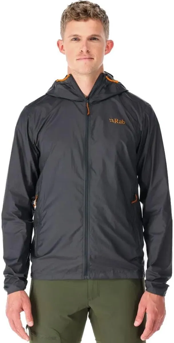 Rab Men's Vital Hoody Ultralight Windproof Shell Jacket for Hiking, Trail Running, & Climbing