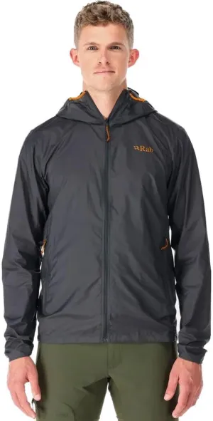 Rab Men's Vital Hoody Ultralight Windproof Shell Jacket for Hiking, Trail Running, & Climbing
