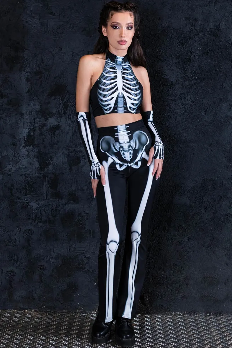 Rattling Bones Flare Pants