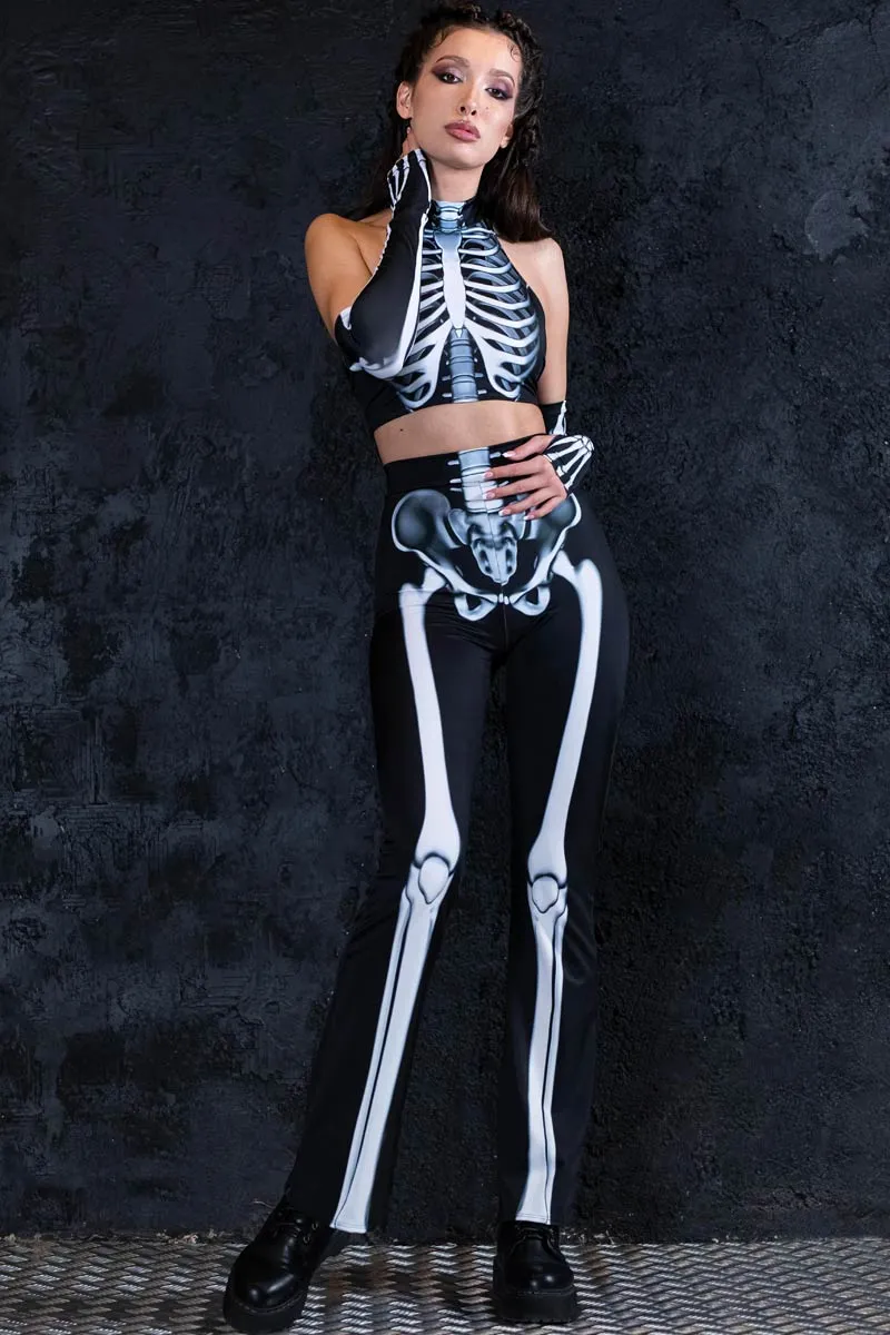Rattling Bones Flare Pants