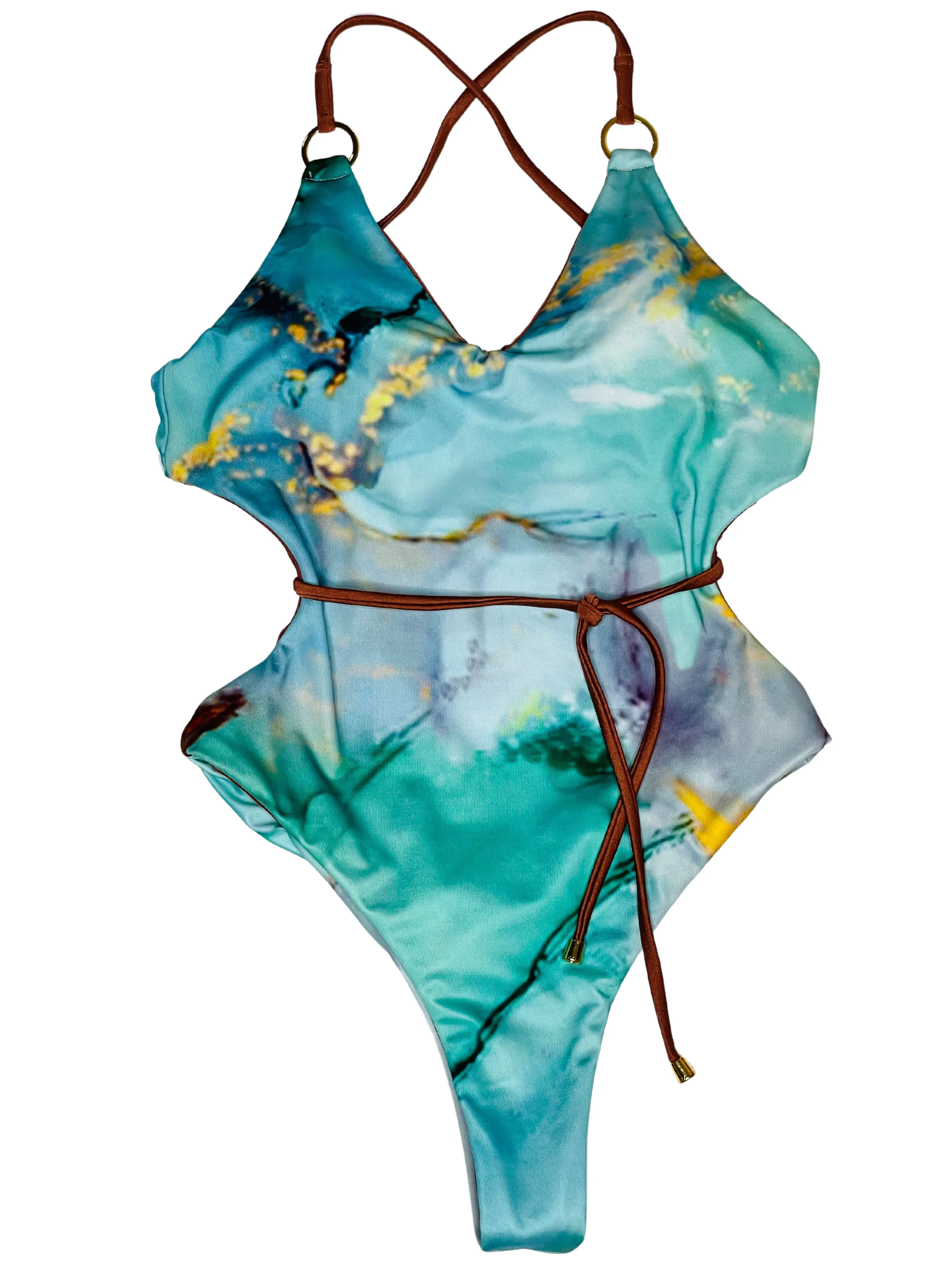 Reversible one piece swim