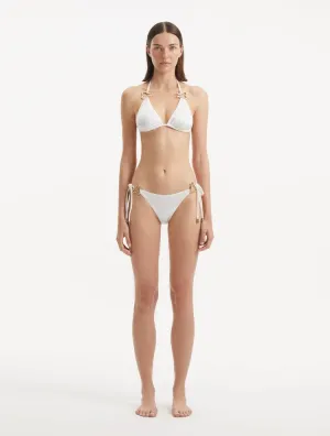 Rhea White Bikini Set