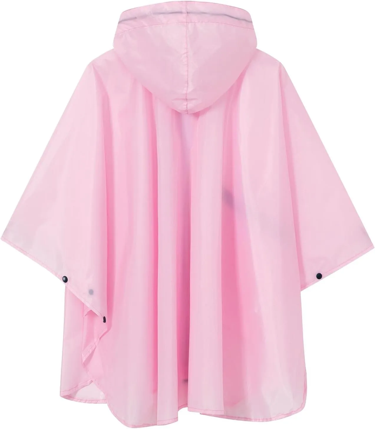 SaphiRose Lightweight Kids Rain Poncho Waterproof Jacket Zipper Up Rain Coat