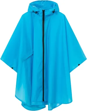 SaphiRose Lightweight Kids Rain Poncho Waterproof Jacket Zipper Up Rain Coat