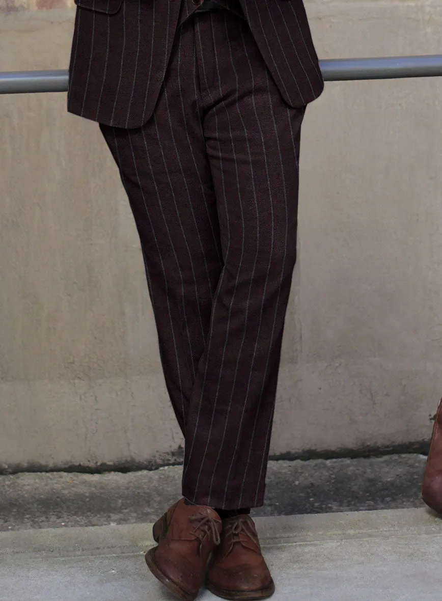 Sartori Fulgencia Dark Wine Soft Tweed Suit