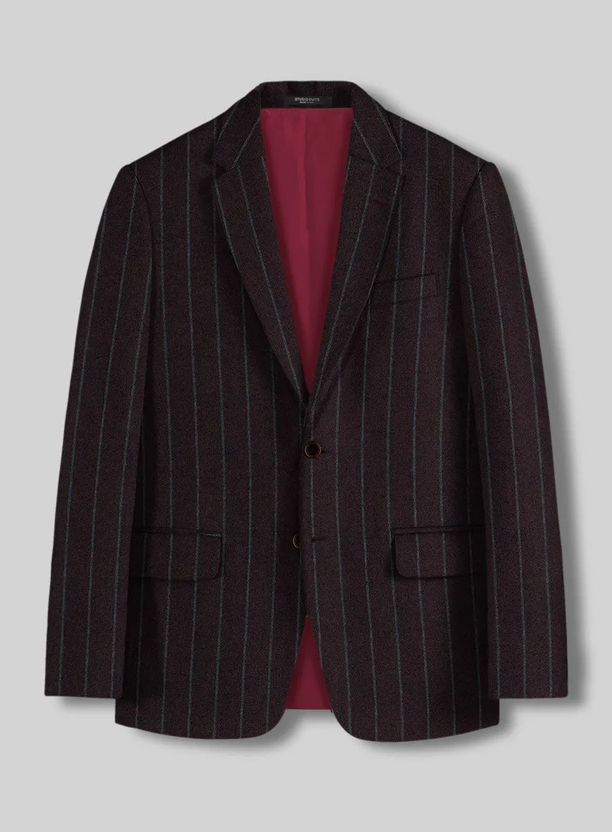 Sartori Fulgencia Dark Wine Soft Tweed Suit