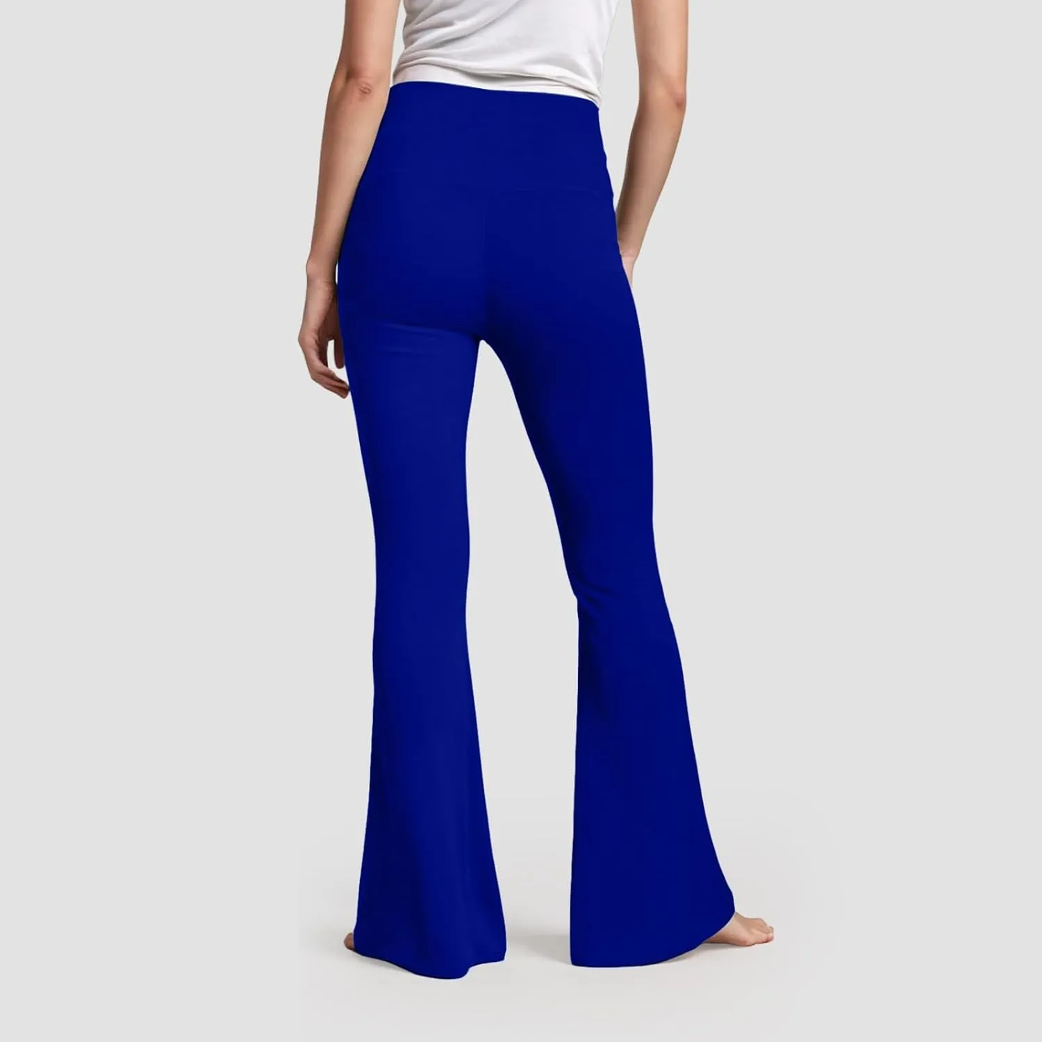 sdbrld Leggings for Women Wide Leg Yoga Pants Stretch Dress Lounge Pants High Waisted Casual Workout Trousers with Pockets