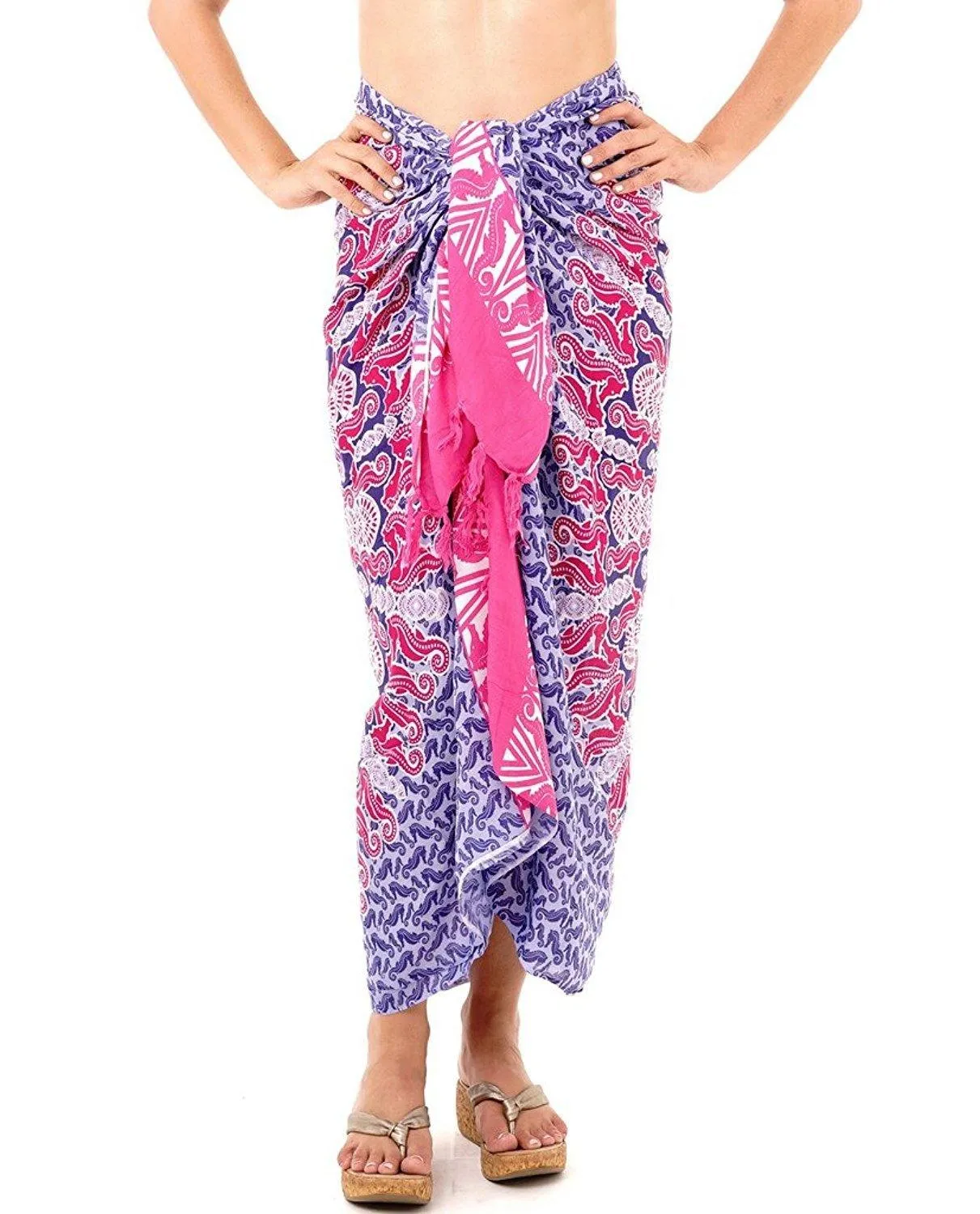 Seahorse Mandala Sarong - Beach Cover-Up by SHU-SHI