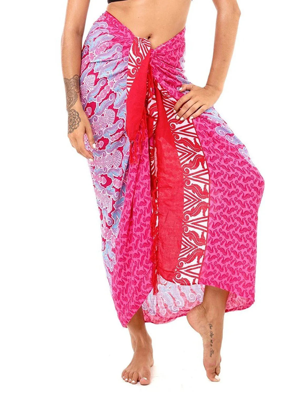 Seahorse Mandala Sarong - Beach Cover-Up by SHU-SHI