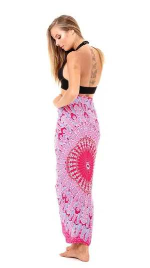 Seahorse Mandala Sarong - Beach Cover-Up by SHU-SHI