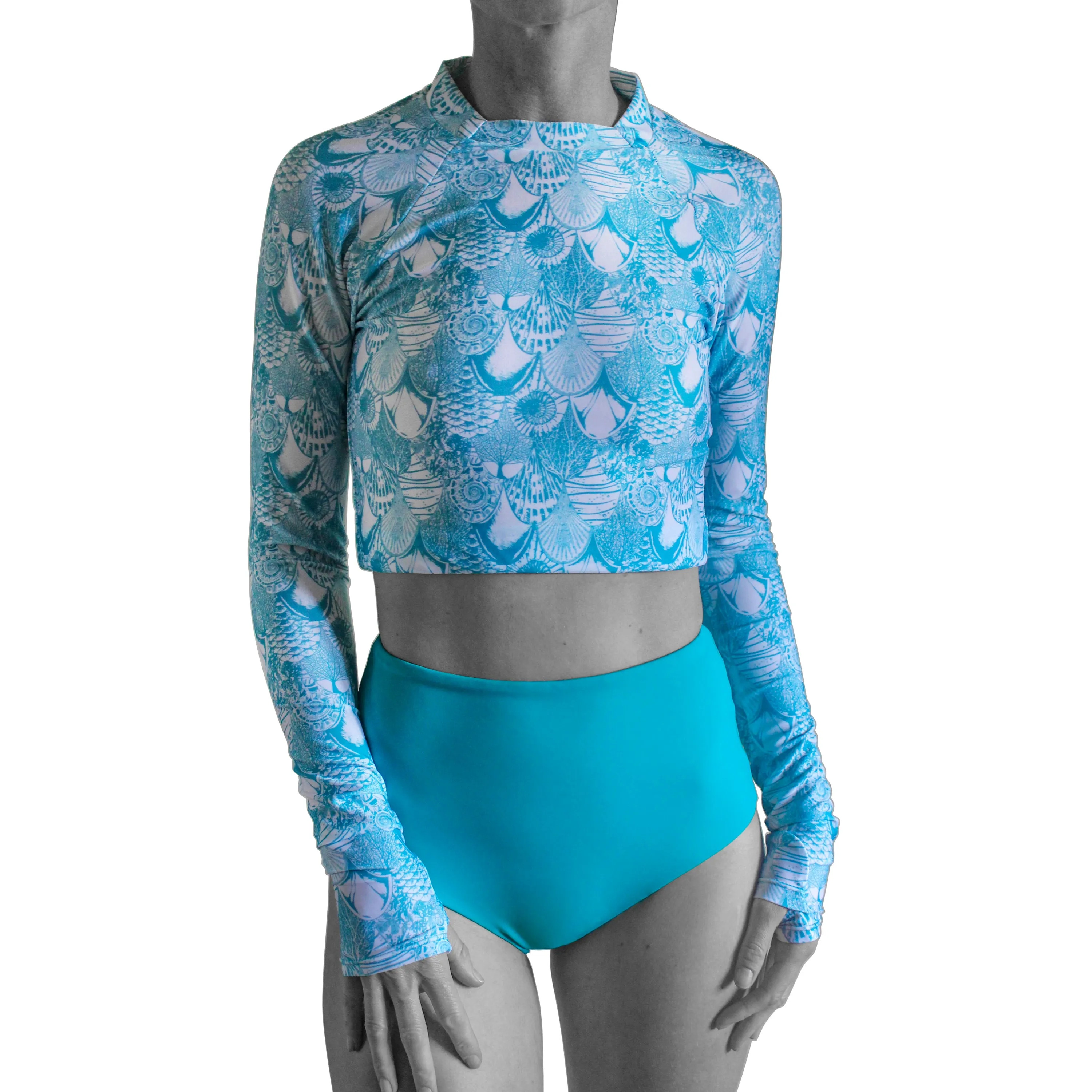 Seashells Short Rash Guard