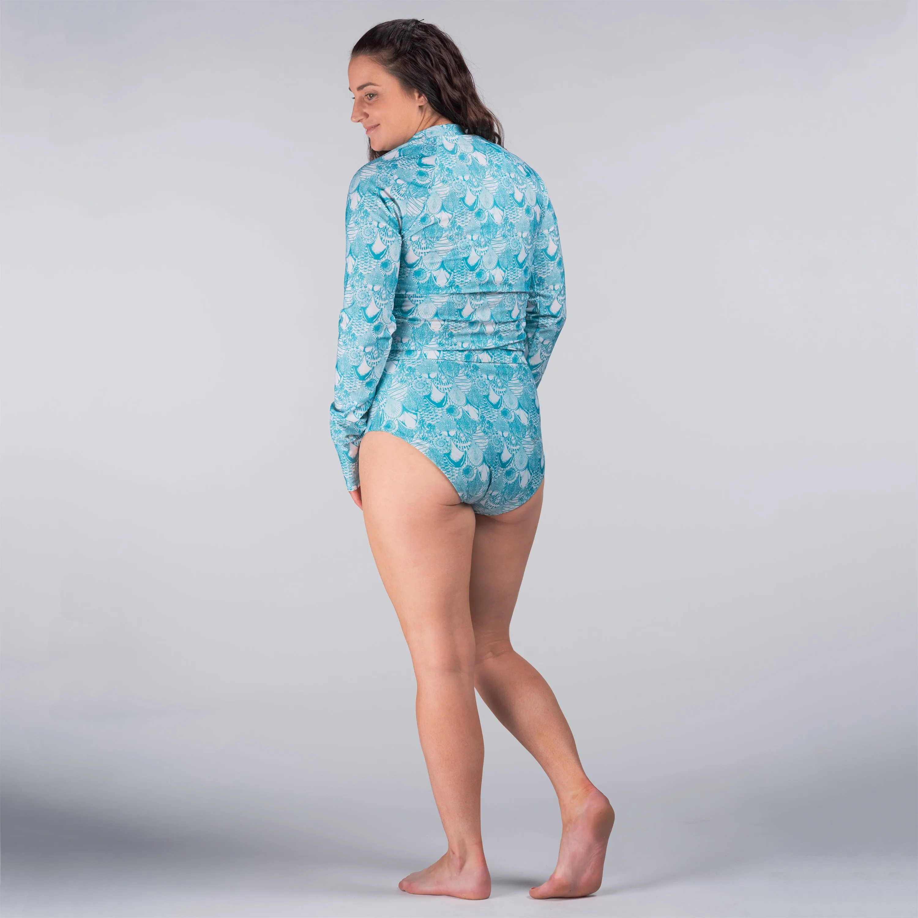 Seashells Short Rash Guard