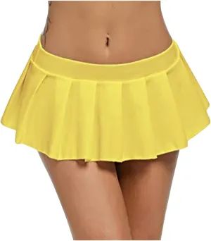 Sexy Y2k Skirts for Teen Girls Mini Pleated Skorts with Shorts Pockets Trendy Low Rise Ruffle Skirt for Cocktail Party Club
