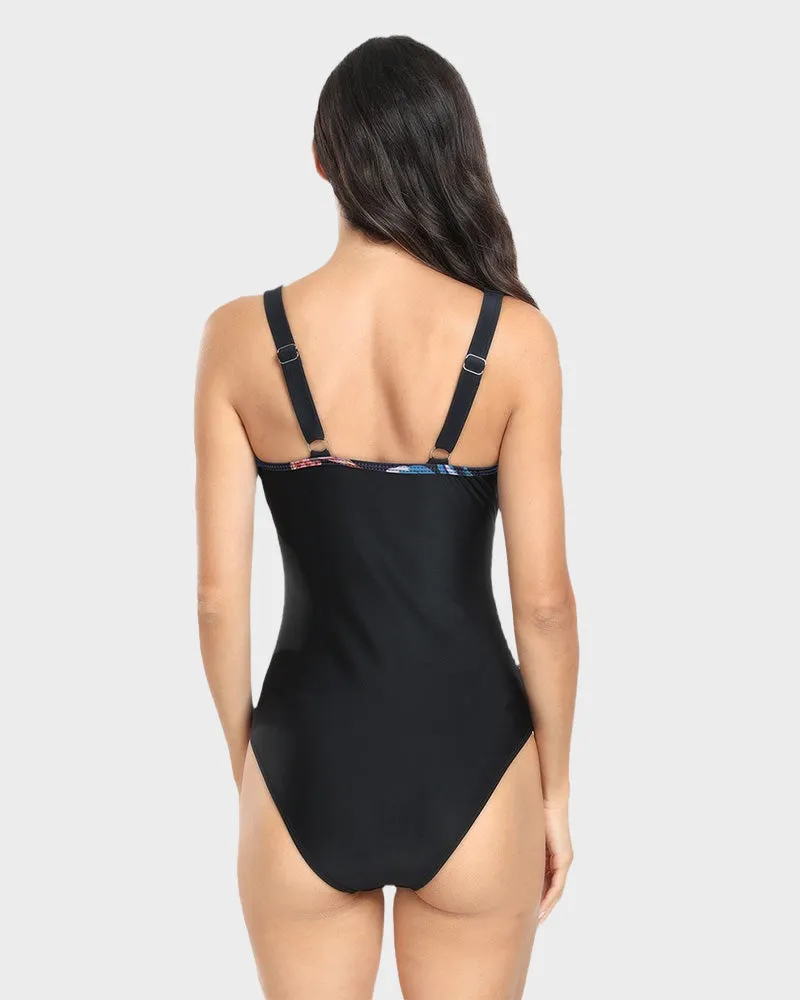 SheCurve Alluring Mesh Tummy Control Swimwear