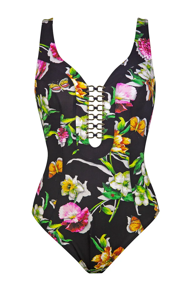 Siciliana Corsage Swimsuit