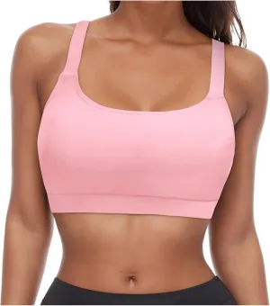 Sports Bras for Women Full Coverage Bikini Tops Bathing Suits Padded Swim Crop Tops No Bottoms Swimwear Tankini Top