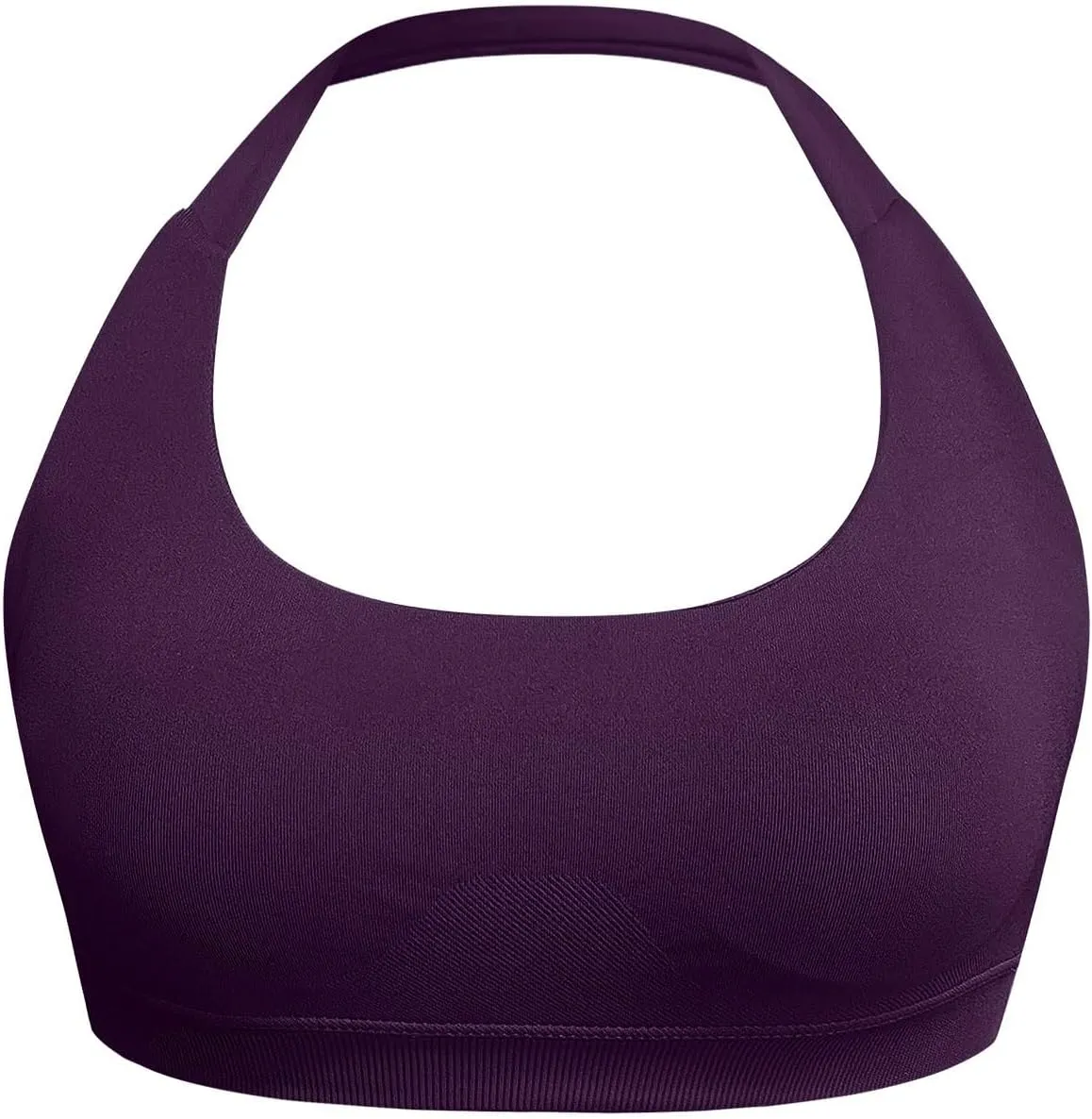 Sports Bras For Women Padded Open Back Light Deep V Neck Workout Gym Tops Support Sports Seamless Yoga Crop Top