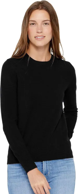 State Cashmere Womens Essential Crewneck Sweater 100% Pure Cashmere Classic Long Sleeve Pullover