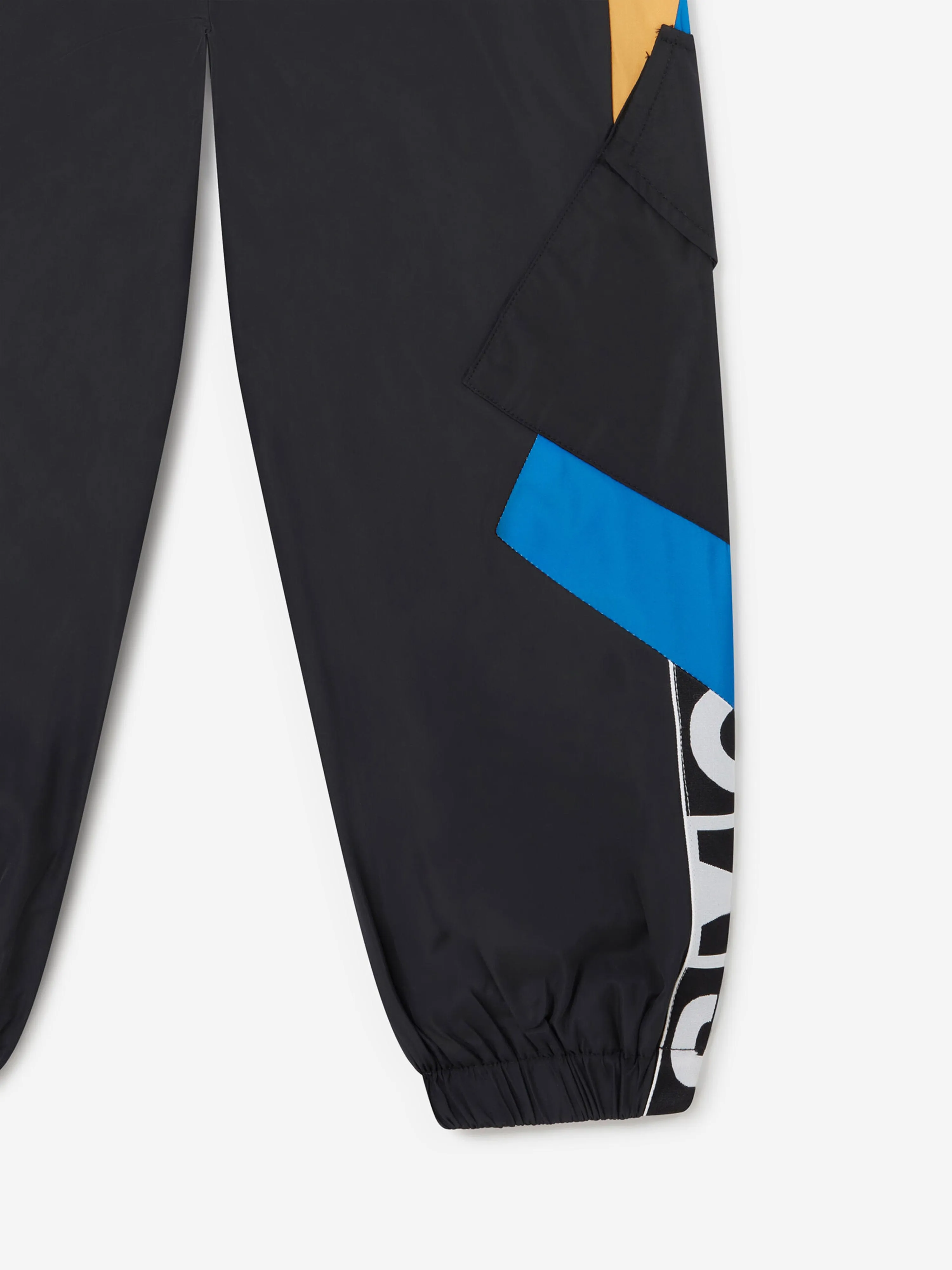 Stella McCartney Boys Cargo Trousers in Black