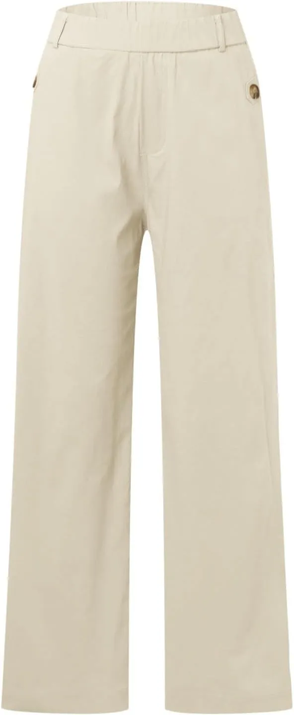 Straight Leg Pants Winter Ankle Hiking Sweatpants with Pockets High Waisted Elastic Waist