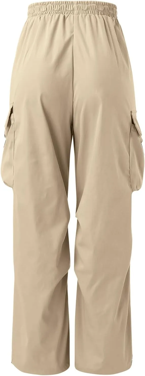 SUWBMHWE Boho Pants Men Harem Mens Stretchy Waist Baggy Trouser Hippie Linen Oversized with Pockets Japanese Streetwear Loun