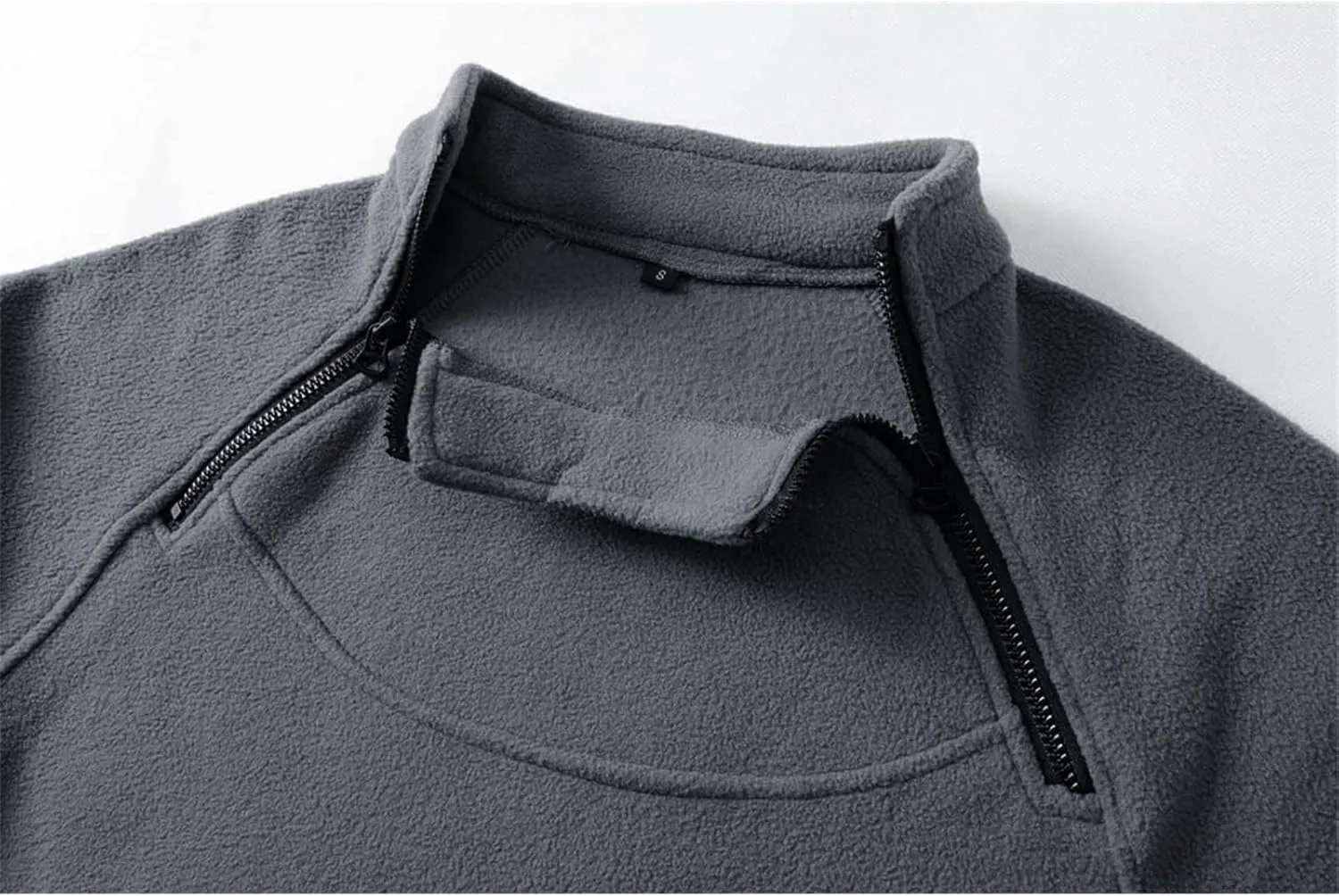 Sweatshirts for Men Tactical Crewneck Sweatshirt Oversized Pullover Shirt Long Sleeve Shirts Plain Tops Fall Trendy