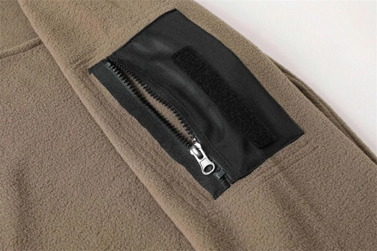 Sweatshirts for Men Tactical Crewneck Sweatshirt Oversized Pullover Shirt Long Sleeve Shirts Plain Tops Fall Trendy