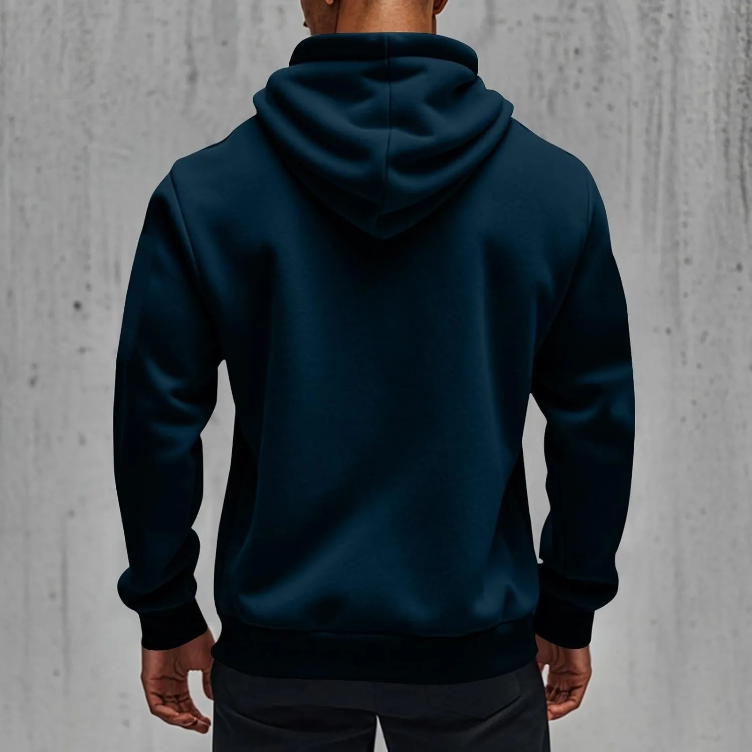 Tactical Hoodie for Men Winter Warm Fleece Jacket Thermal Long Sleeve Hooded Sweatshirt Multi Pockets Coat Outerwear