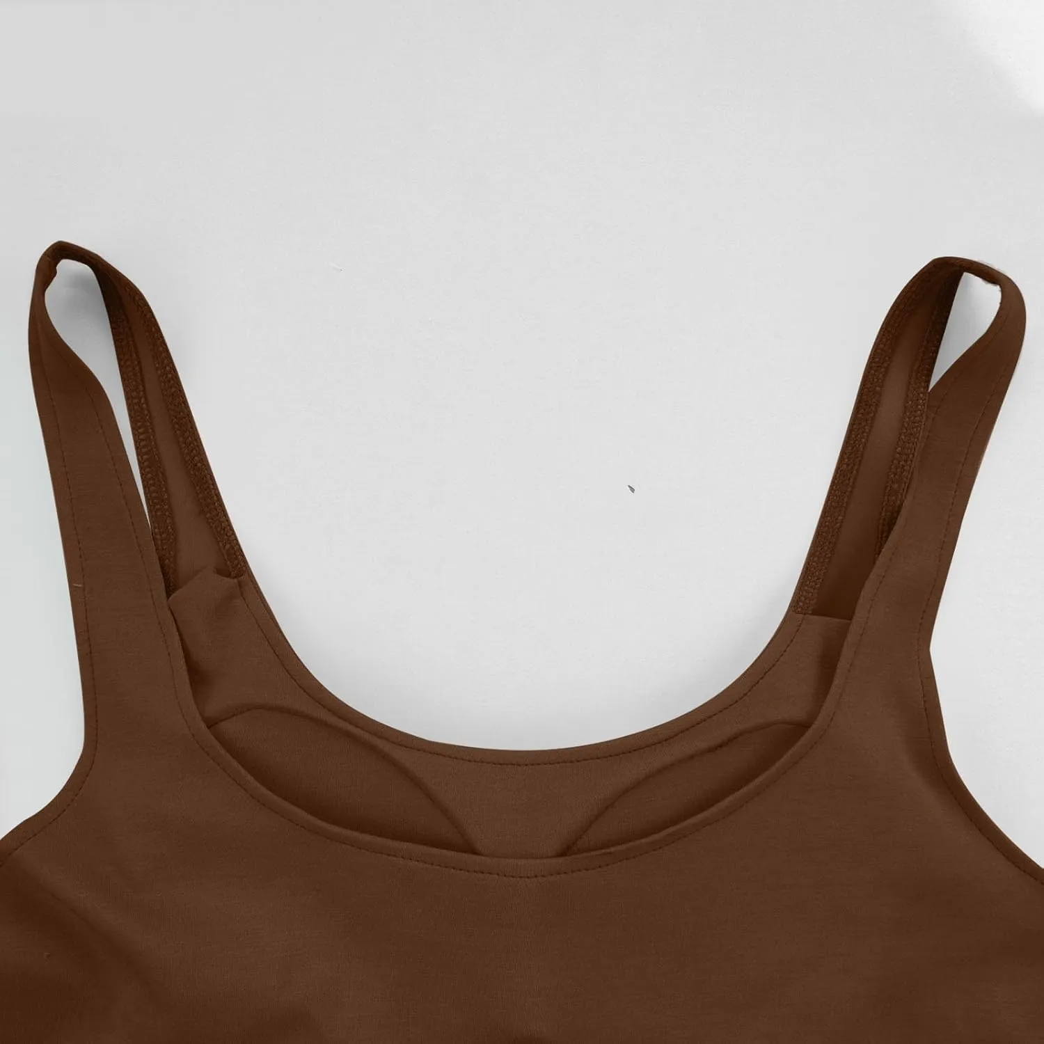 Tank Top with Built in Bra for Women Shelf Bra Camisole Tops Workout Tops Cami Bra Padded Tank Top Sports Bras