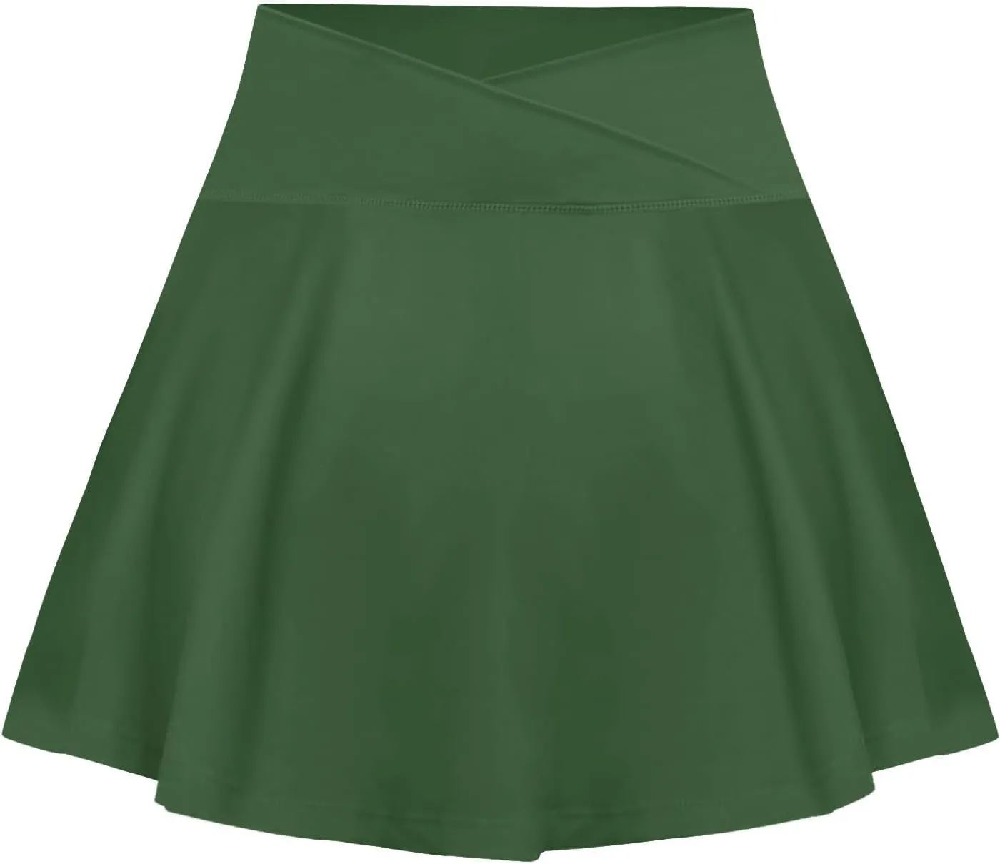 Tennis Skirt with Pockets Golf Skorts for Women Athletic High Waisted Skirts with Shorts Cross Waist for Athletic Skorts