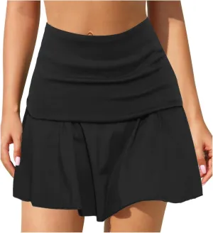 Tennis Skrits for Women Tummy Control High Waisted Athletic Skirt with Pockets Comfy Casual Pleated A-Line Skorts Golf Outfit