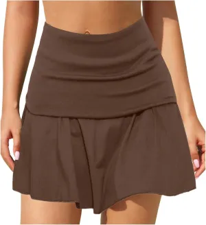 Tennis Skrits for Women Tummy Control High Waisted Athletic Skirt with Pockets Comfy Casual Pleated A-Line Skorts Golf Outfit