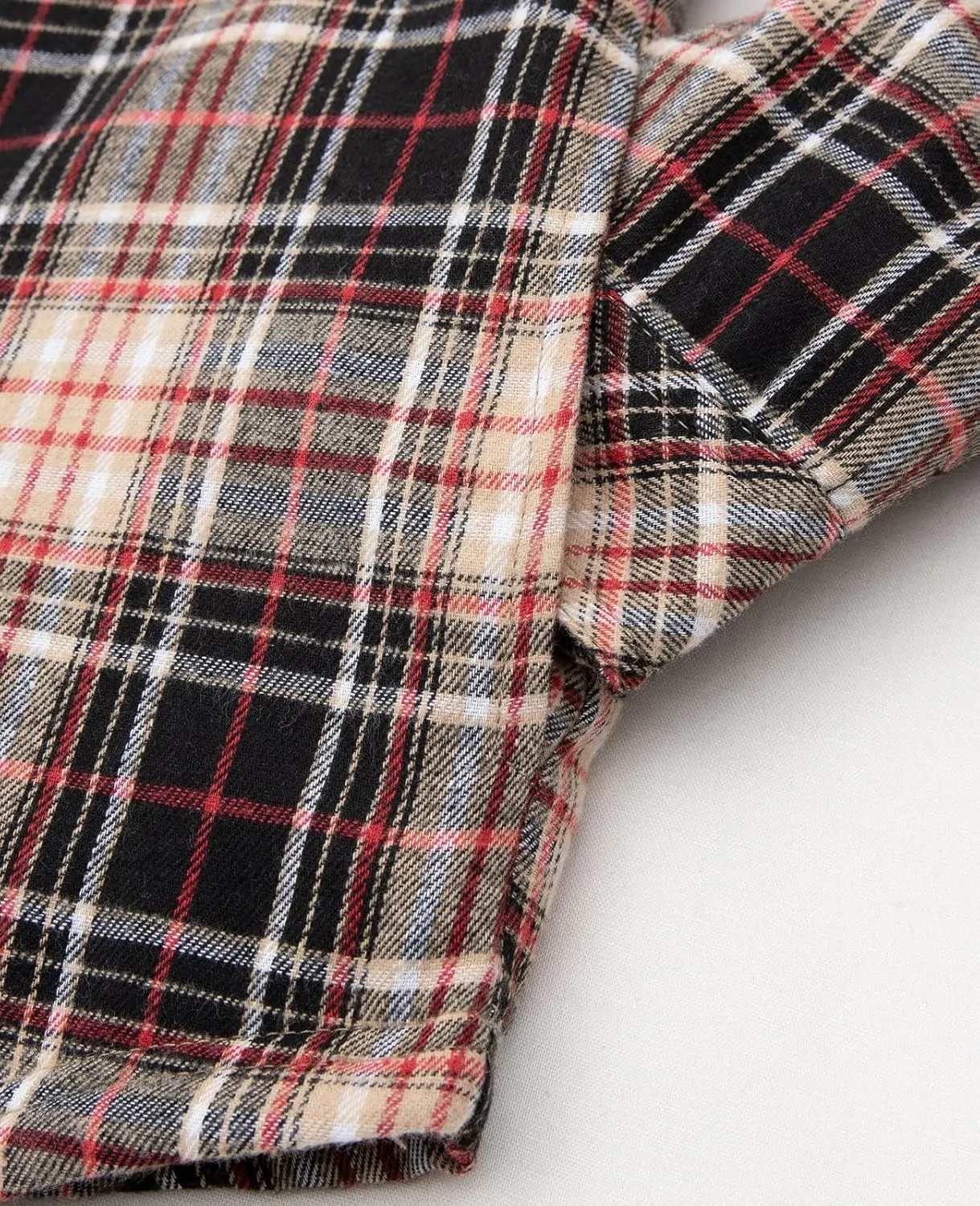 ThCreasa Womens Sherpa Lined Flannel Jacket with Hand Pockets, Plaid Button Down Fuzzy Shirt Jackets