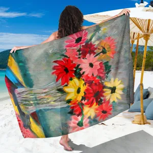 The Crystal Vase Fine Art Sarong from Original Painting