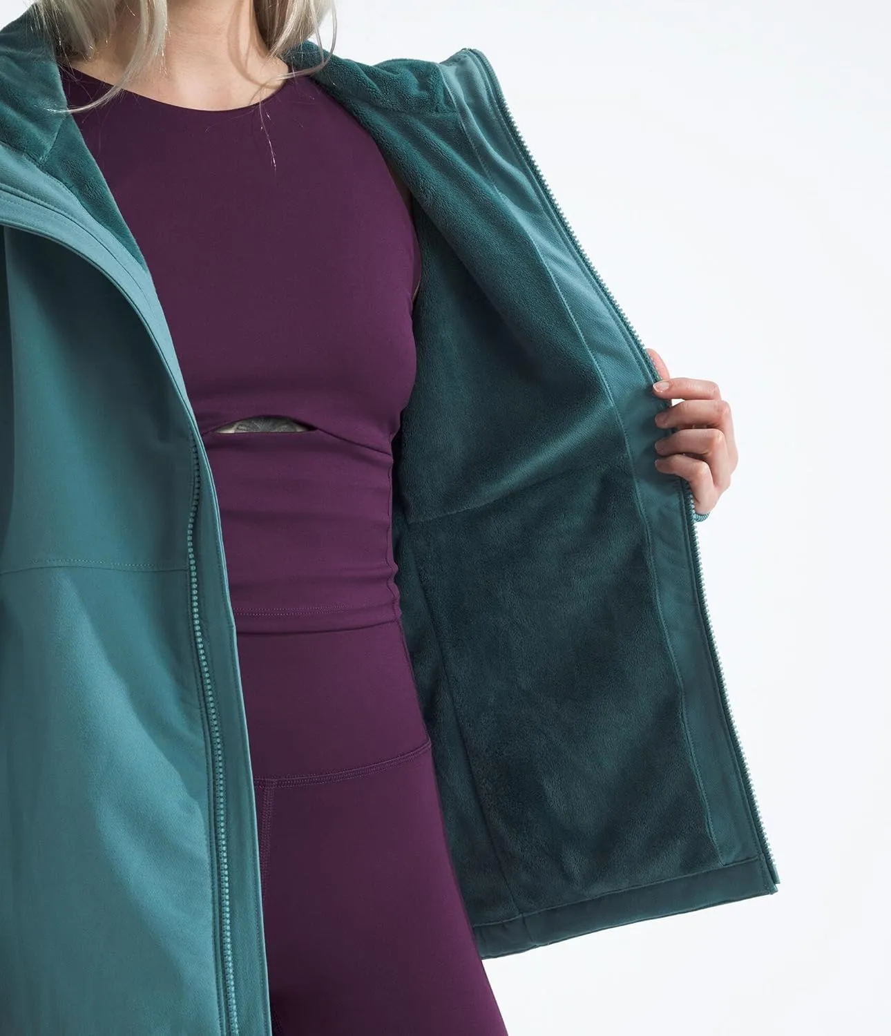 THE NORTH FACE Women's Shelbe Raschel Fleece Hooded Jacket (Standard and Plus Size)