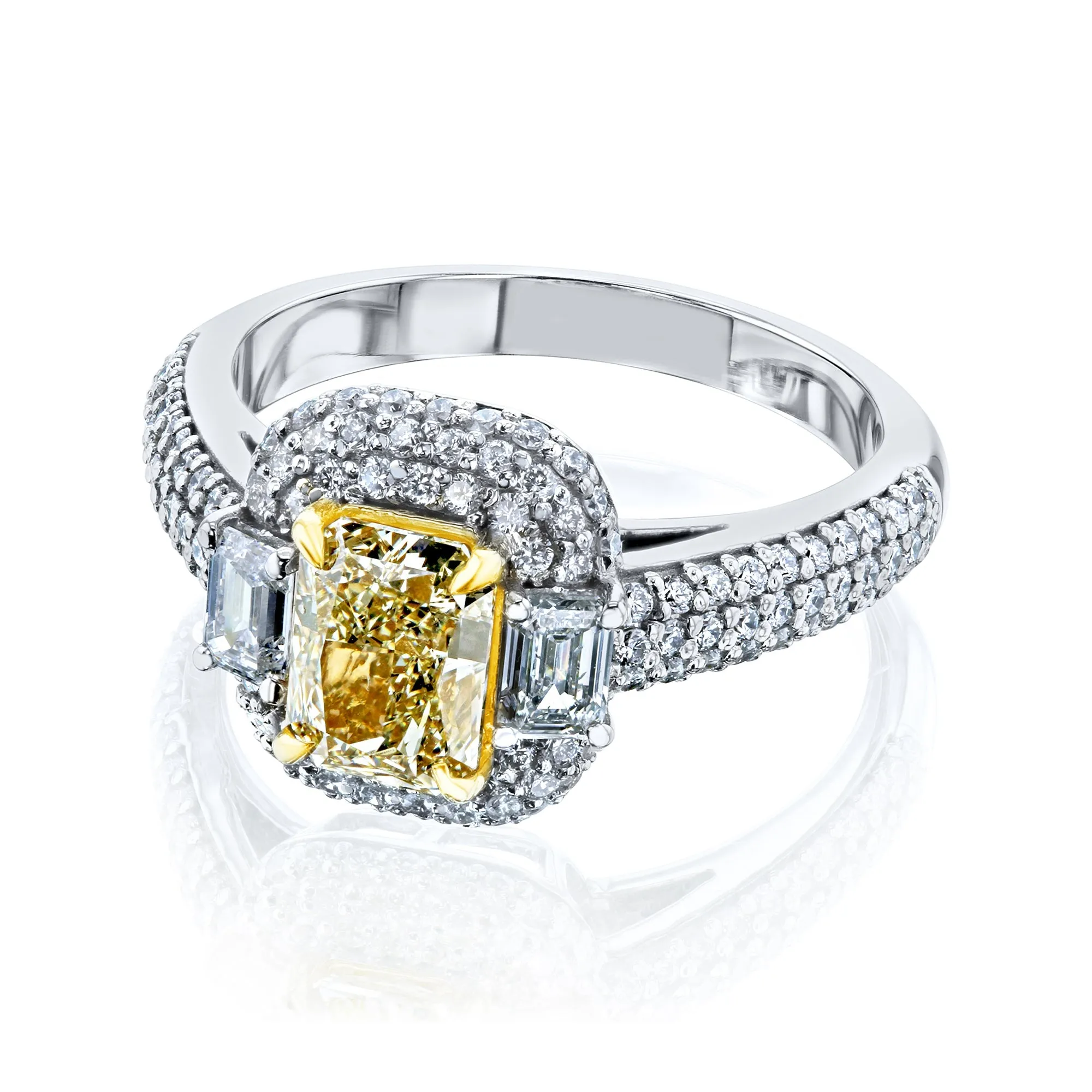 The Vega Fancy Yellow Diamond Ring (GIA)