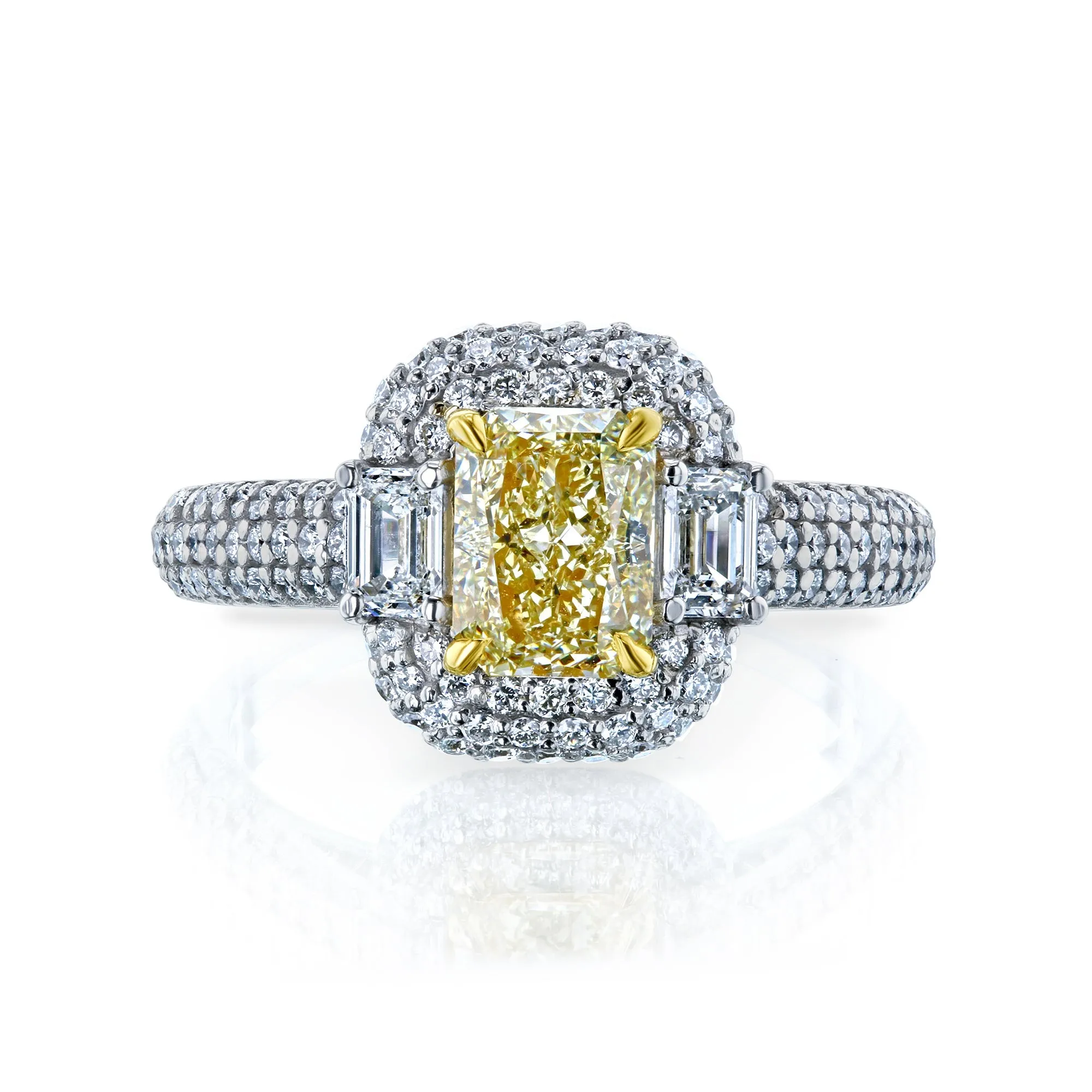 The Vega Fancy Yellow Diamond Ring (GIA)
