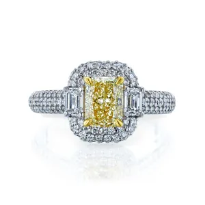 The Vega Fancy Yellow Diamond Ring (GIA)