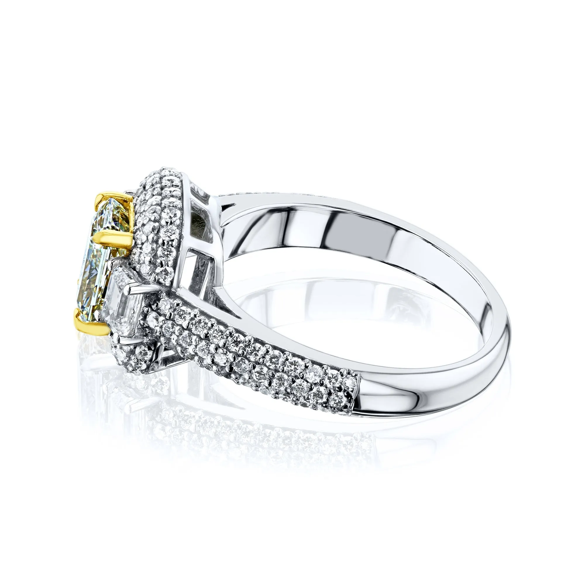 The Vega Fancy Yellow Diamond Ring (GIA)