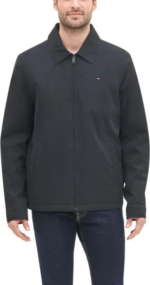 Tommy Hilfiger Men's Lightweight Microtwill Golf Jacket (Standard and Big & Tall)