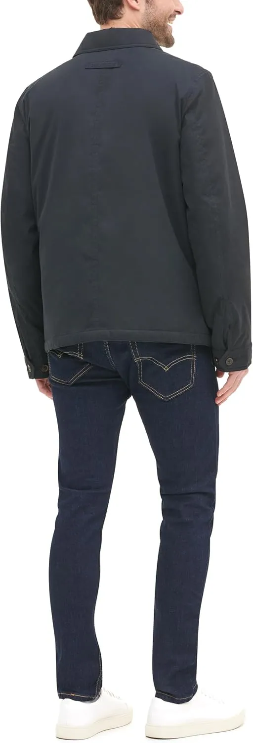 Tommy Hilfiger Men's Lightweight Microtwill Golf Jacket (Standard and Big & Tall)