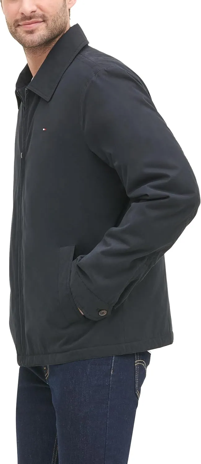 Tommy Hilfiger Men's Lightweight Microtwill Golf Jacket (Standard and Big & Tall)