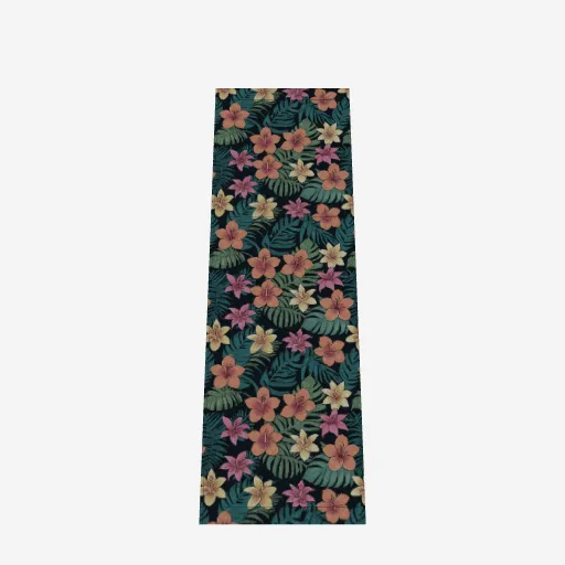 Tropical Hibiscus Plumeria Voile Sarong