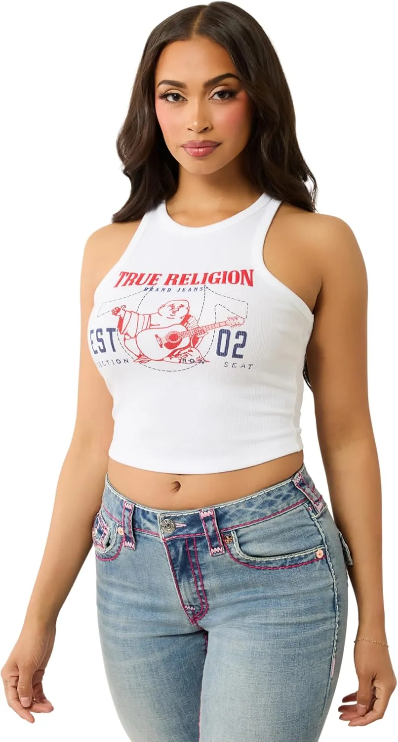 True Religion Women's Buddha Goddess Tank