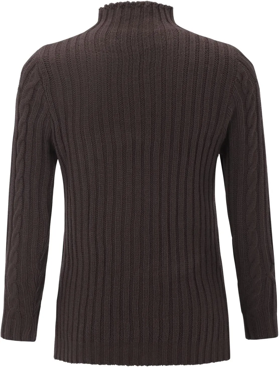 Turtleneck Long Sleeve Shirts Sweater Women's Autumn and Winter Short Pullover Solid Color Loose Sweater Thickened