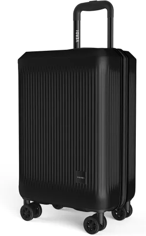 Verdi Hardside Carry On Luggage with Spinner Wheels, Lightweight Travel Suitcase