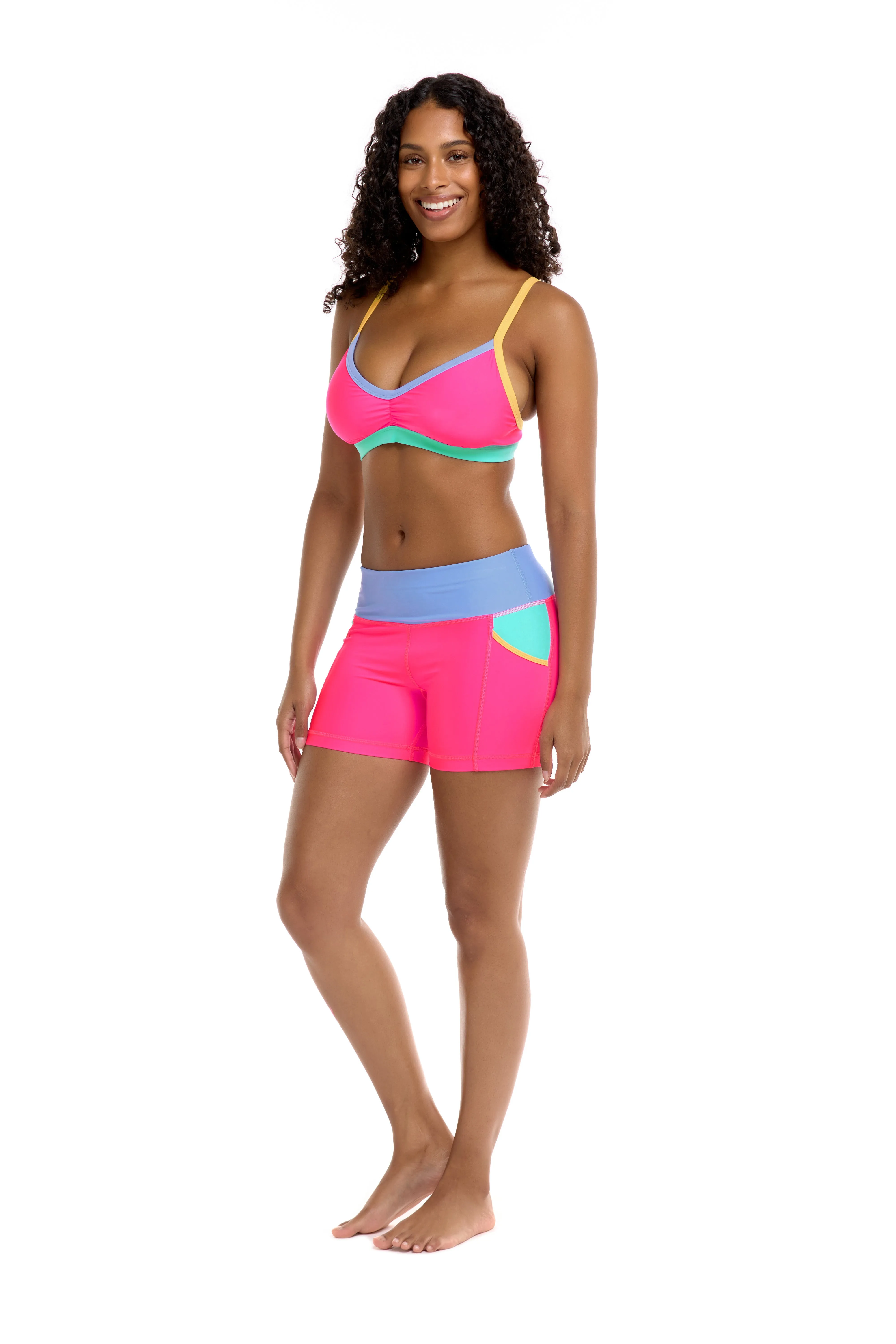 Vibration Drew D-F Cup Bikini Top - Bubble Gum