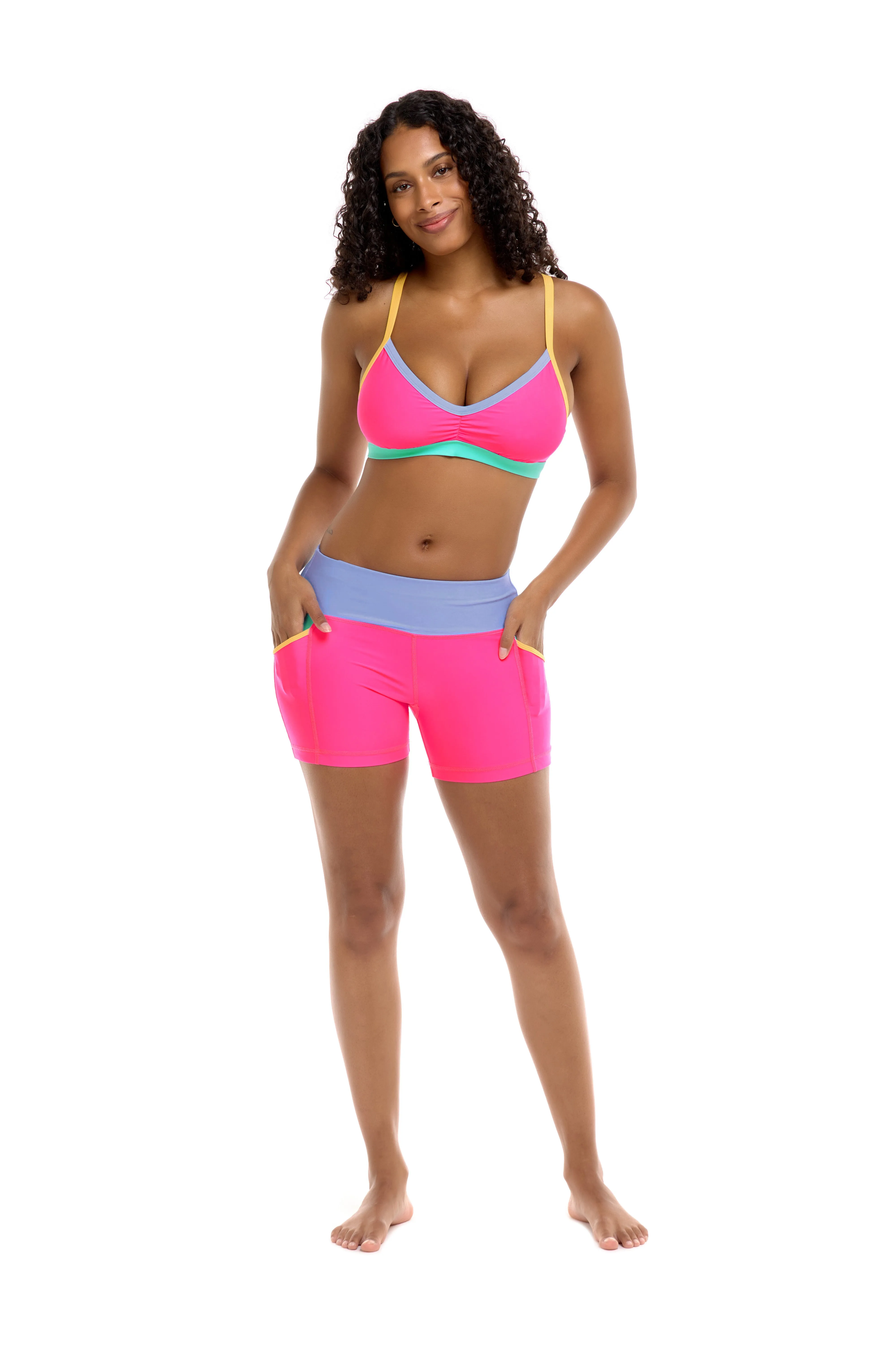 Vibration Drew D-F Cup Bikini Top - Bubble Gum