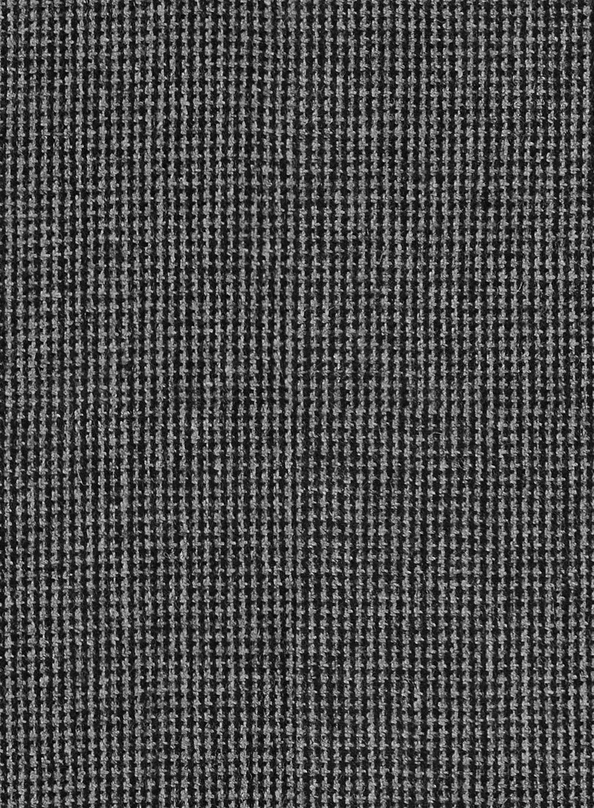 Vintage Gray Macro Weave Tweed Suit
