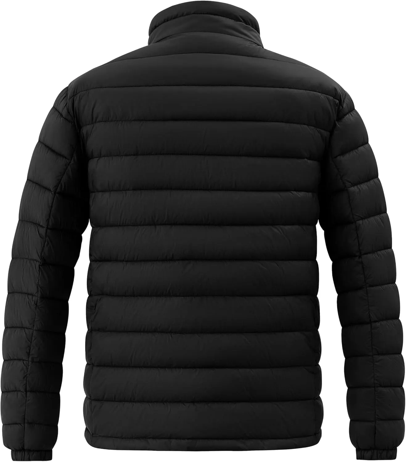 wantdo Men's Lightweight Puffer Jacket Warm Winter Jacket Windproof Winter Coat (Regular and Big)